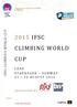 2015 IFSC CLIMBING WORLD CUP