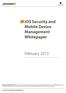 ios Security and Mobile Device Management Whitepaper