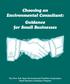 Choosing an Environmental Consultant: Guidance for Small Businesses