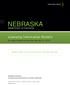 NEBRASKA. Licensing Information Bulletin. Department of Insurance. For examinations on and after January 21, 2015