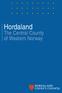Hordaland. The Central County of Western Norway
