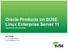Oracle Products on SUSE Linux Enterprise Server 11