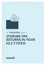 STORING TAX RETURNS IN YOUR FILE SYSTEM