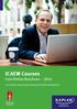 ICAEW Courses Live Online Brochure 2014. For students progressing through full ICAEW qualification