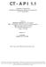 CT - A P I 1.1. Application Independent CardTerminal Application Programming Interface for ICC Applications