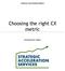 Choosing the right CX metric