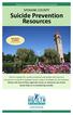 SPOKANE COUNTY Suicide Prevention Resources
