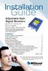 Guide. Installation. Wilson Electronics, Inc. Adjustable Gain Signal Boosters