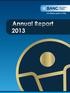Annual Report. Relatório & Contas 2013 BANC - Banco Angolano de Negócios e Comércio