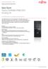 Data Sheet Fujitsu ESPRIMO P900 E85+ Desktop PC