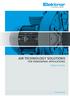 Air technology solutions for demanding applications. Product overview. www.elektror.com17