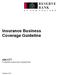 Insurance Business Coverage Guideline