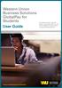 Western Union Business Solutions GlobalPay for Students User Guide