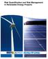 Risk Quantification and Risk Management in Renewable Energy Projects