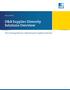 D&B Supplier Diversity Solutions Overview