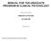 MANUAL FOR THE GRADUATE PROGRAM IN CLINICAL PSYCHOLOGY
