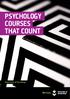 PSYCHOLOGY COURSES THAT COUNT