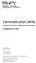 Communication Skills. Graded Examinations, Professional Certificates. Syllabus from 2010