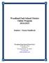 Woodland Park School District Online Program 2014-2015