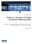 Report on impacts of raised thresholds defining SMEs