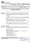 Excise Tax Advisory Excise Tax Advisories are interpretive statements authorized by RCW 34.05.230.