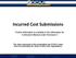 Incurred Cost Submissions