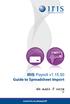 IRIS Payroll v1.15.50 Guide to Spreadsheet Import. www.iris.co.uk/payroll