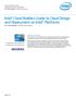 Intel Cloud Builders Guide to Cloud Design and Deployment on Intel Platforms