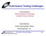 Performance Testing Challenges