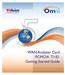OmniAnalysis Platform. WAN Analyzer Card PCMCIA T1/E1 Getting Started Guide