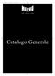 Progetto1 6-06-2008 13:57 Pagina 1. Catalogo Generale