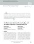 Journal of Psychological Type. The Relationship Between Personality Type and 360-degree Evaluation of Management Skills