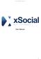 xsocial Platform Manual User Manual