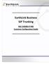 EarthLink Business SIP Trunking. NEC SV8300 IP PBX Customer Configuration Guide