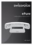 epure Cordless analogue telephone (DECT) User manual