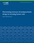 Preventing overuse of antipsychotic drugs in nursing home care