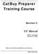 CatBuy Preparer Training Course