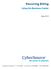 Recurring Billing. Using the Business Center. May 2015. CyberSource Corporation HQ P.O. Box 8999 San Francisco, CA 94128-8999 Phone: 800-530-9095