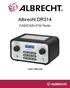 Albrecht DR314. DAB/DAB+/FM Radio 1.) User Manual