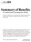 Summary of Benefits. for Anthem Senior Advantage Basic (HMO)