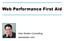 Web Performance First Aid. Alan Seiden Consulting alanseiden.com