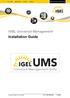 IGEL Universal Management. Installation Guide