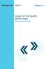 Impact of the health White Paper. What do doctors think?