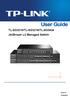 TL-SG3210/TL-SG3216/TL-SG3424 JetStream L2 Managed Switch