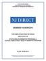 STATE OF NEW JERSEY DEPARTMENT OF THE TREASURY DIVISION OF PENSIONS AND BENEFITS MEMBER HANDBOOK FOR EMPLOYEES AND RETIREES ENROLLED IN THE
