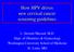 How HPV drives new cervical cancer screening guidelines