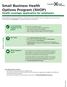 Small Business Health Options Program (SHOP) Health coverage application for employers