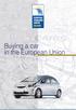 Buying a car in the European Union