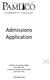 Admissions Application