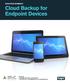 EXECUTIVE SUMMARY Cloud Backup for Endpoint Devices